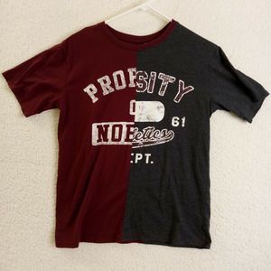 Cold Crush Split T-Shirt Men Small Short Sleeve